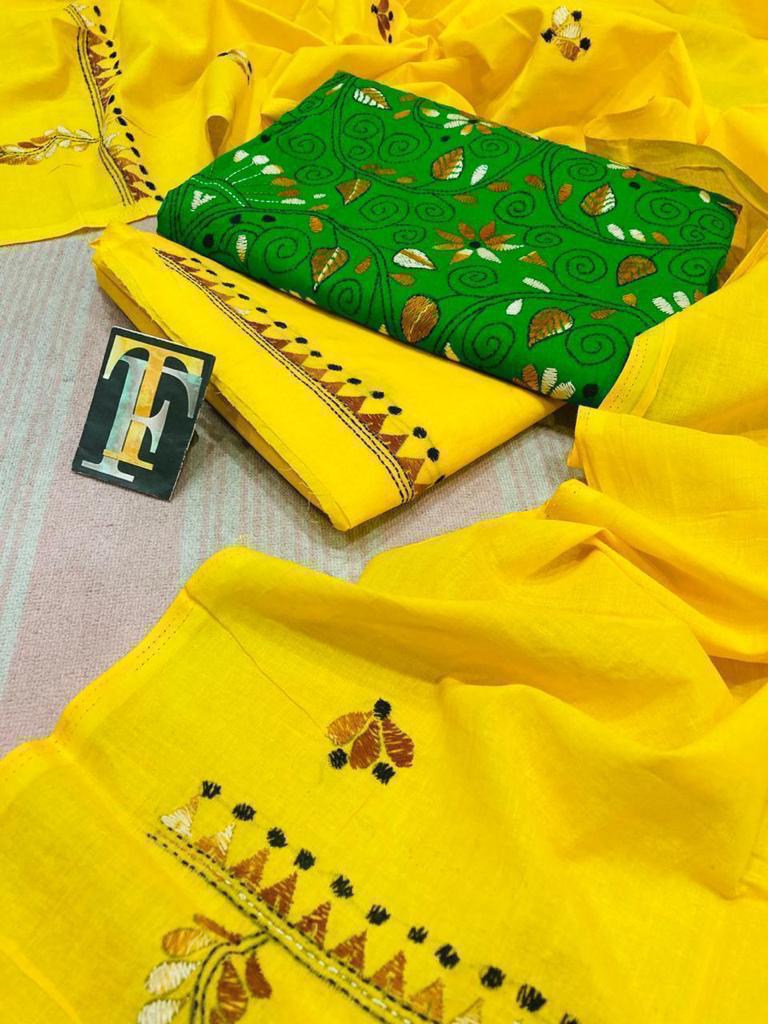 Mixed Match Kantha Stitch