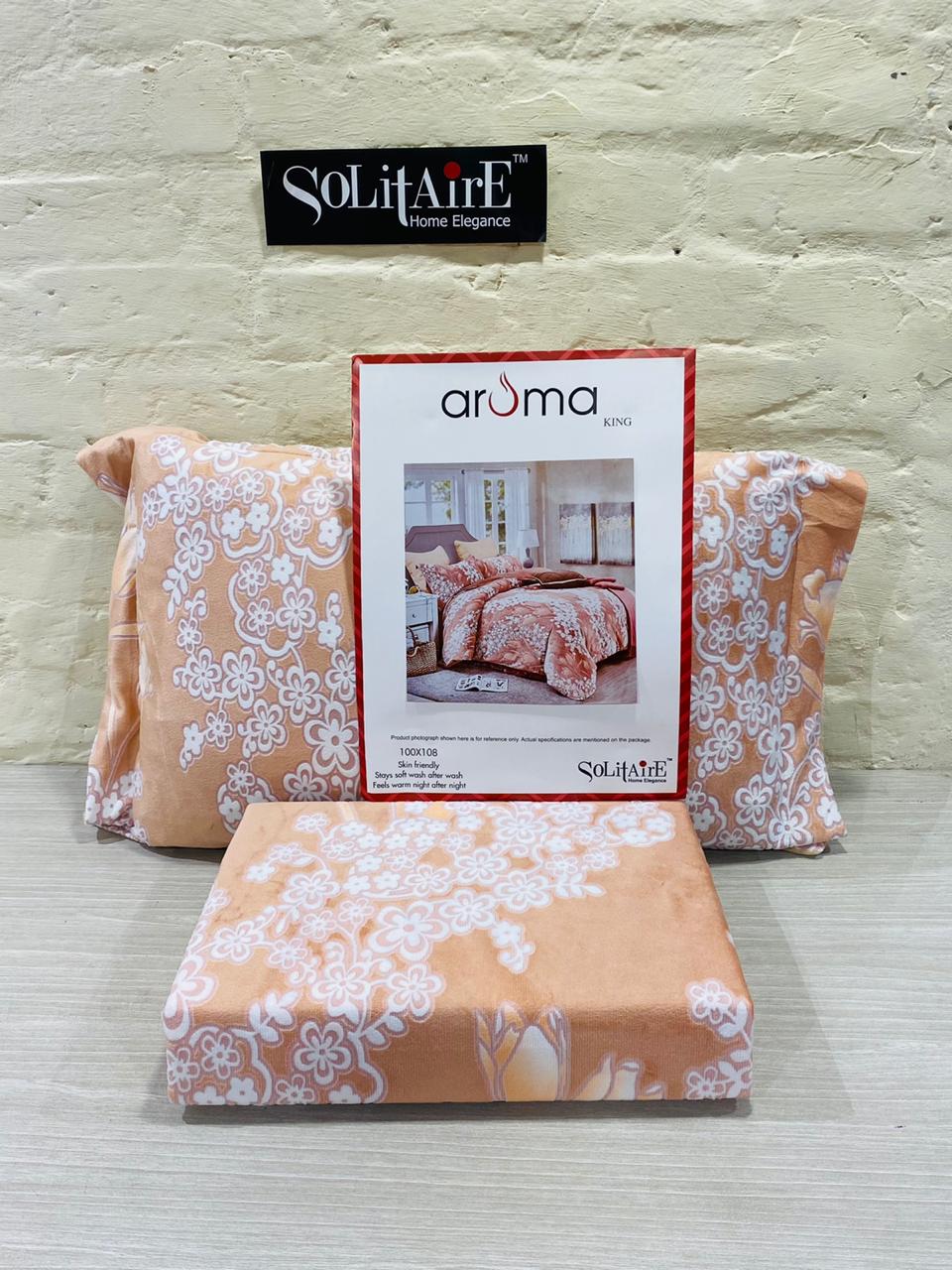 AROMA warm bedsheet king sized 