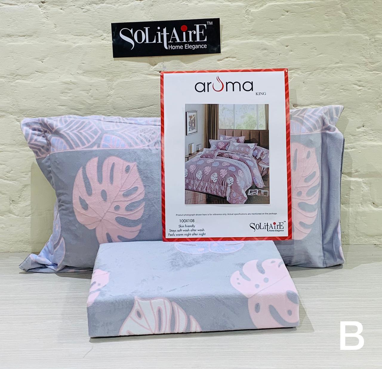 AROMA warm bedsheet king sized 