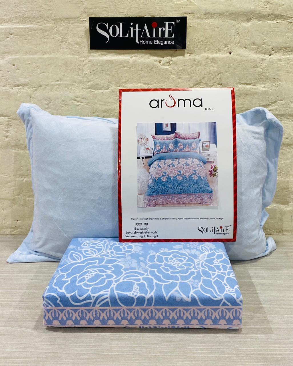 AROMA warm bedsheet king sized 