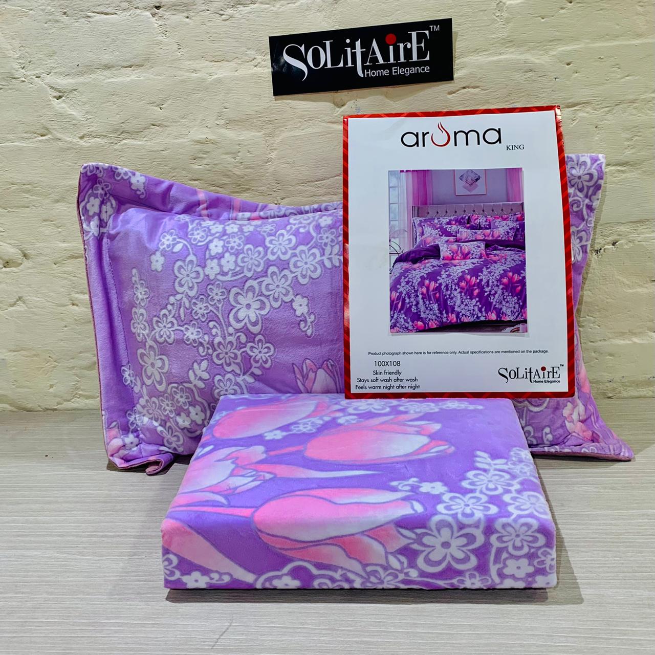 AROMA warm bedsheet king sized 