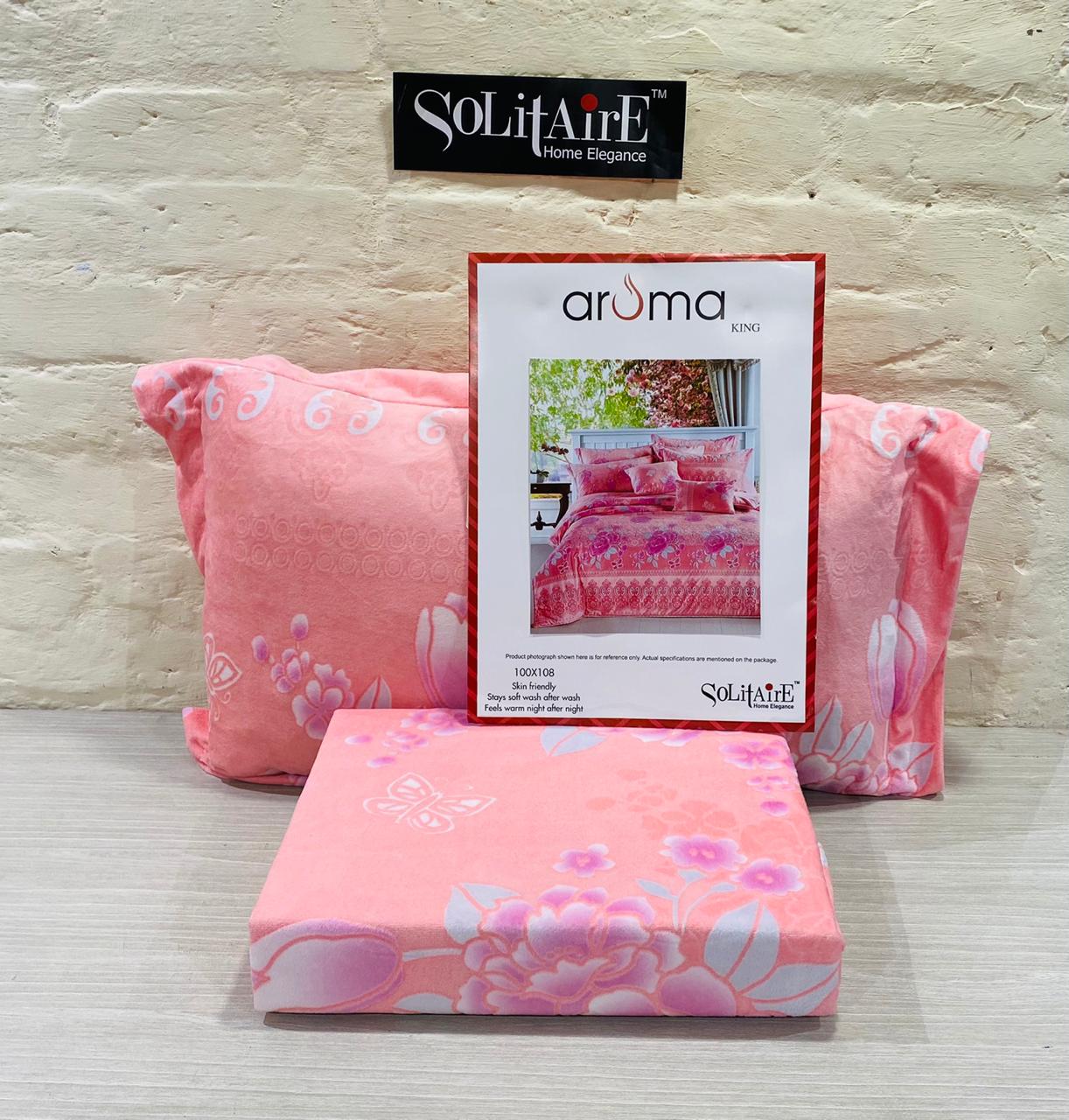 AROMA warm bedsheet king sized 