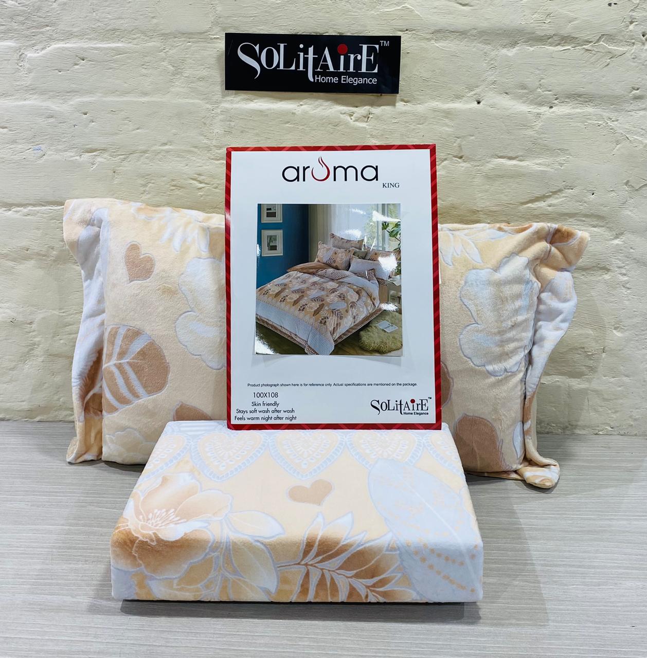 AROMA warm bedsheet king sized 