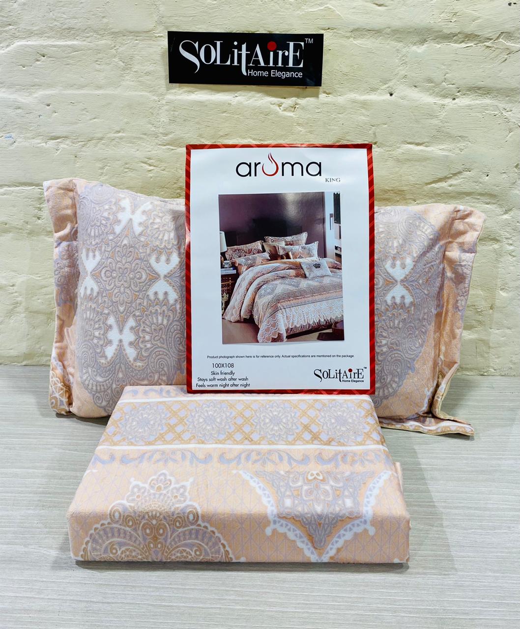 AROMA warm bedsheet king sized 
