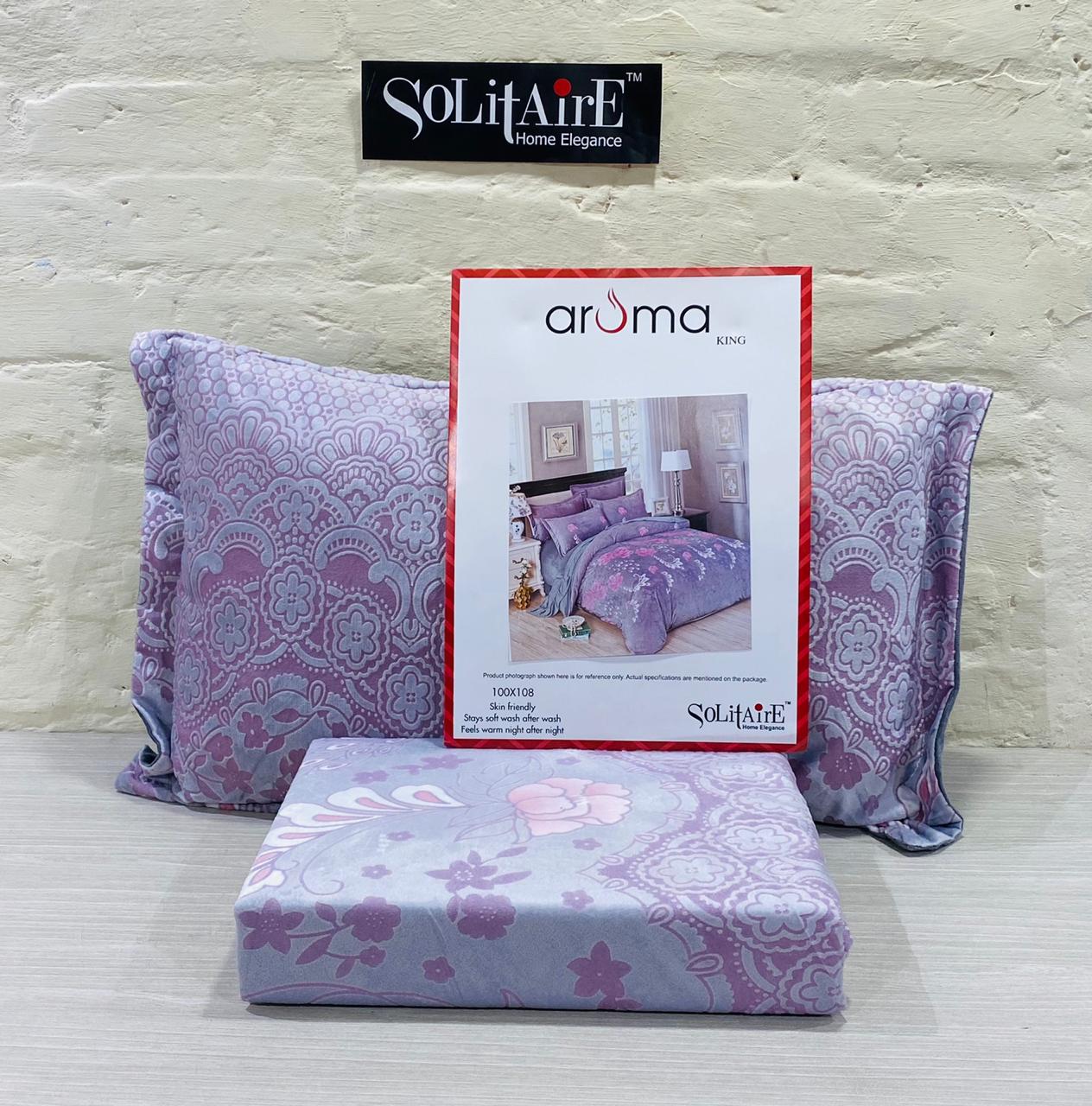 AROMA warm bedsheet king sized 