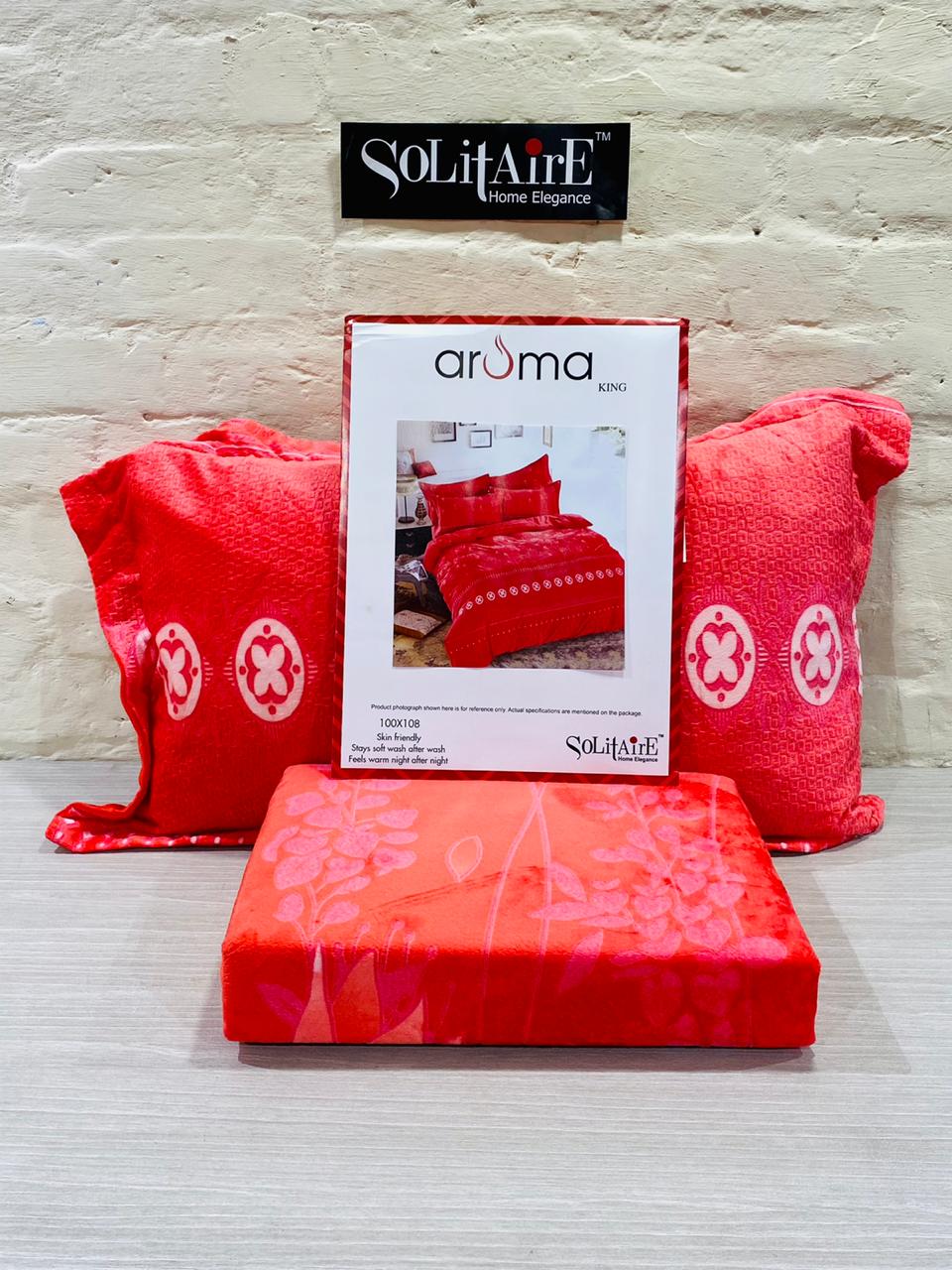 AROMA warm bedsheet king sized 