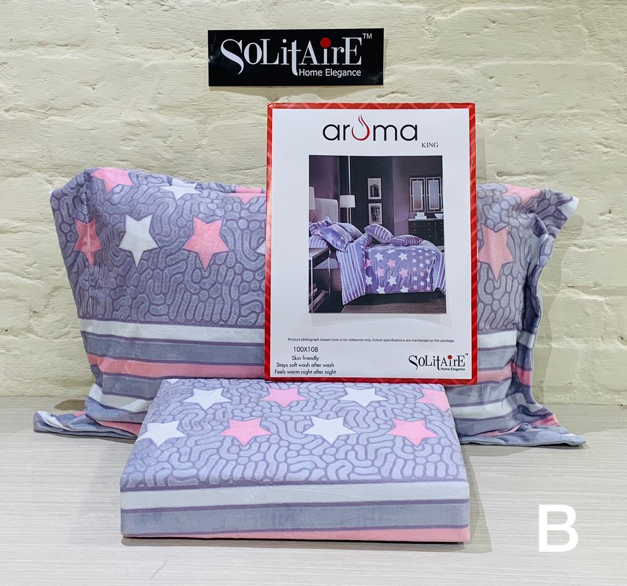 AROMA warm bedsheet king sized 