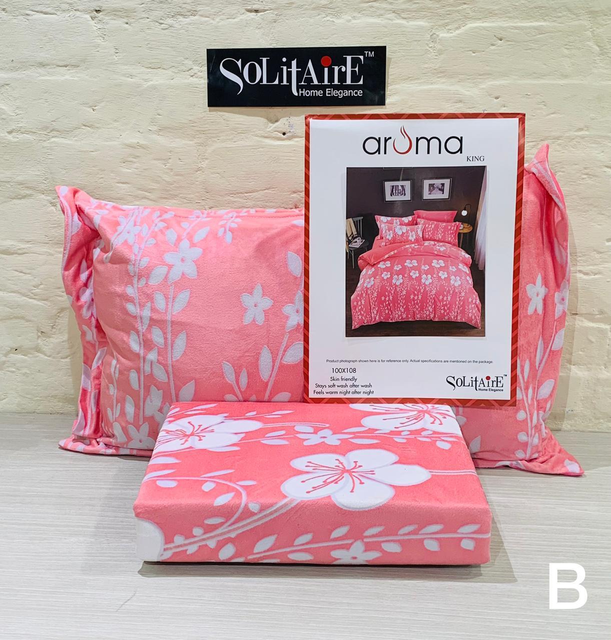 AROMA warm bedsheet king sized 