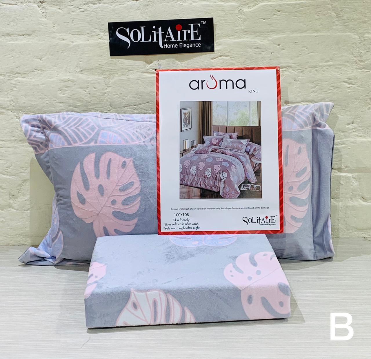 AROMA warm bedsheet king sized 