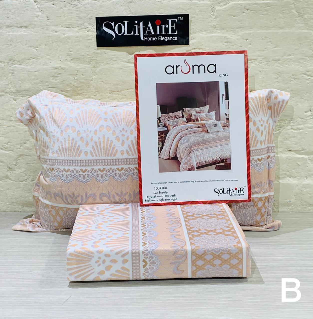 AROMA warm bedsheet king sized 