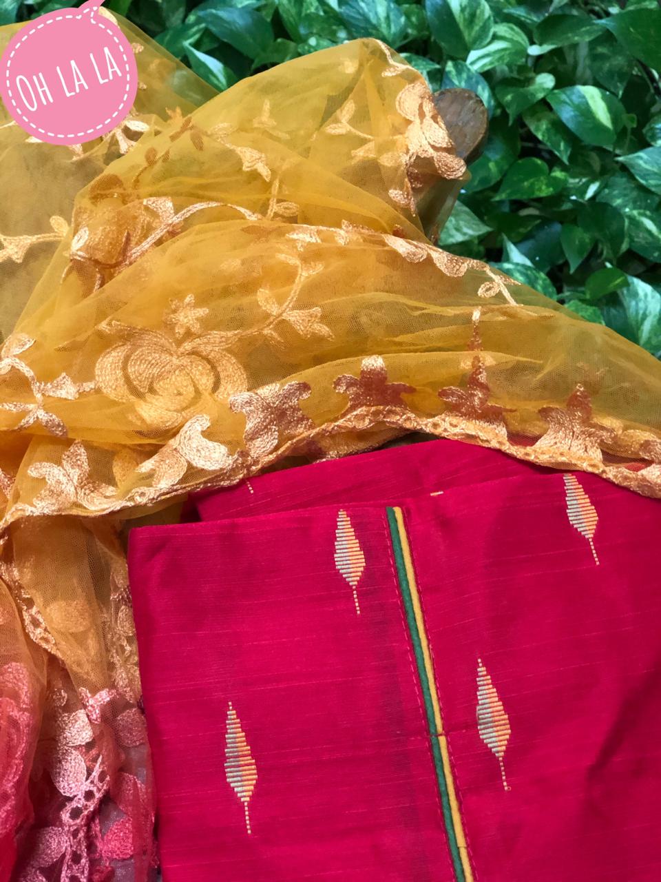 Silk top with