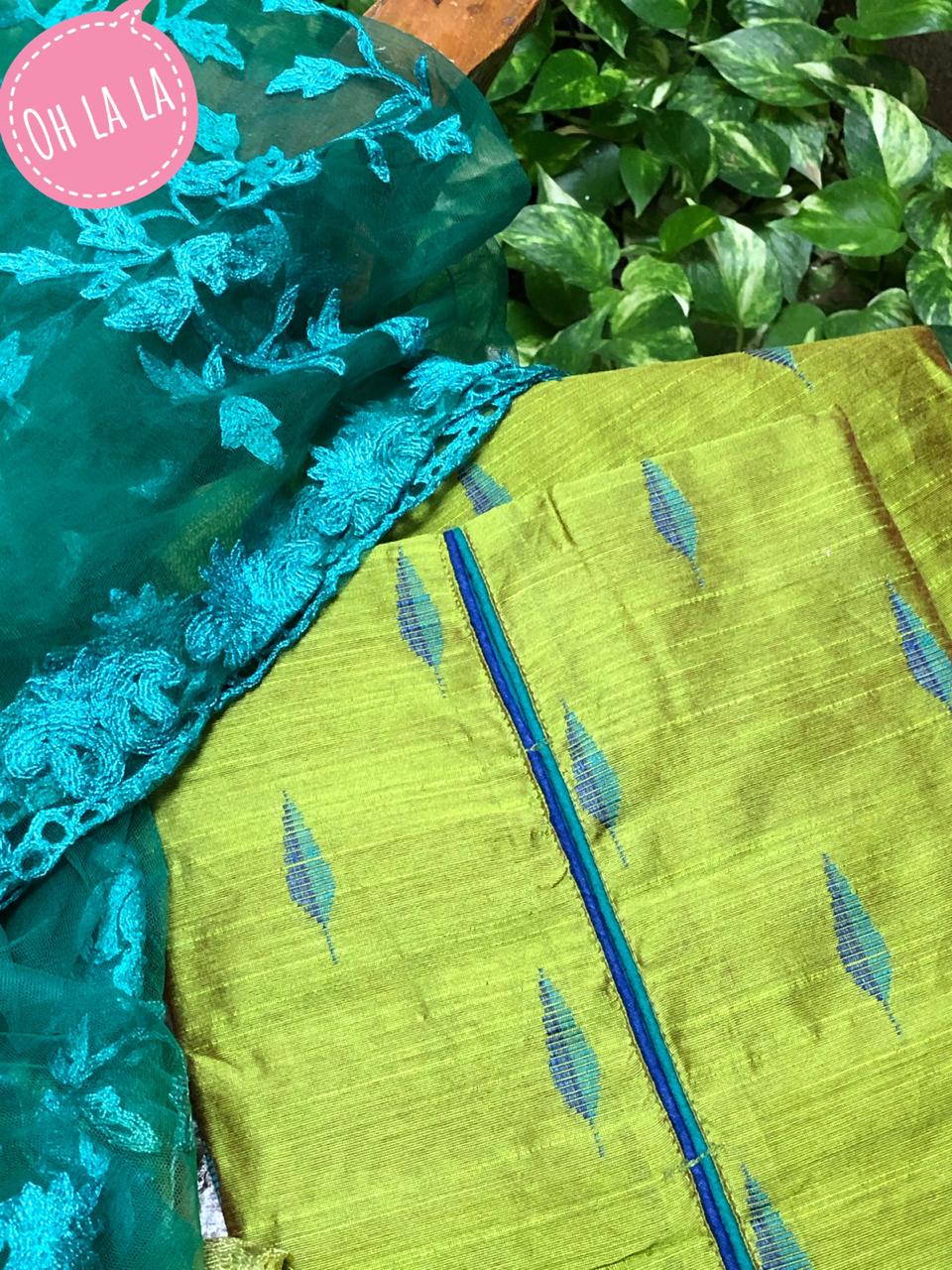 Silk top with