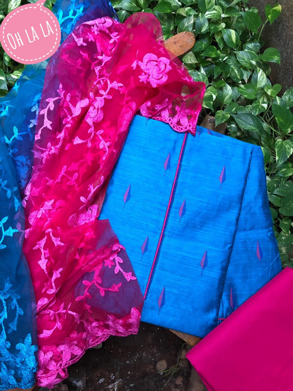 Silk top with