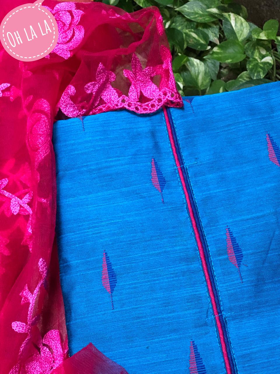 Silk top with