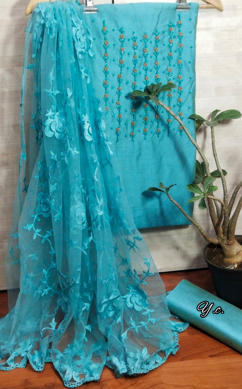 Silk handwork suits