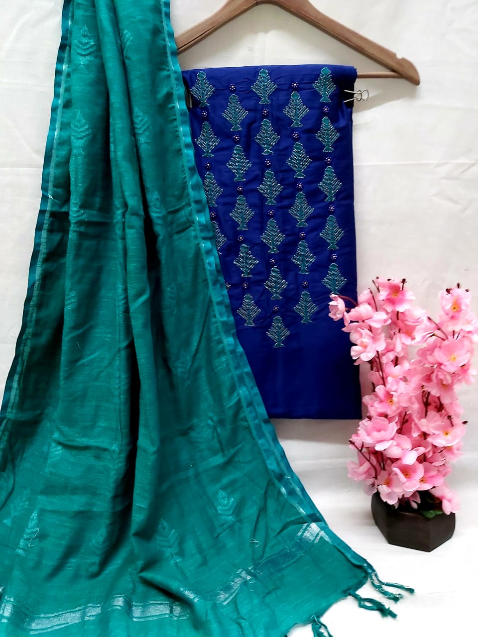 Silk handwork top