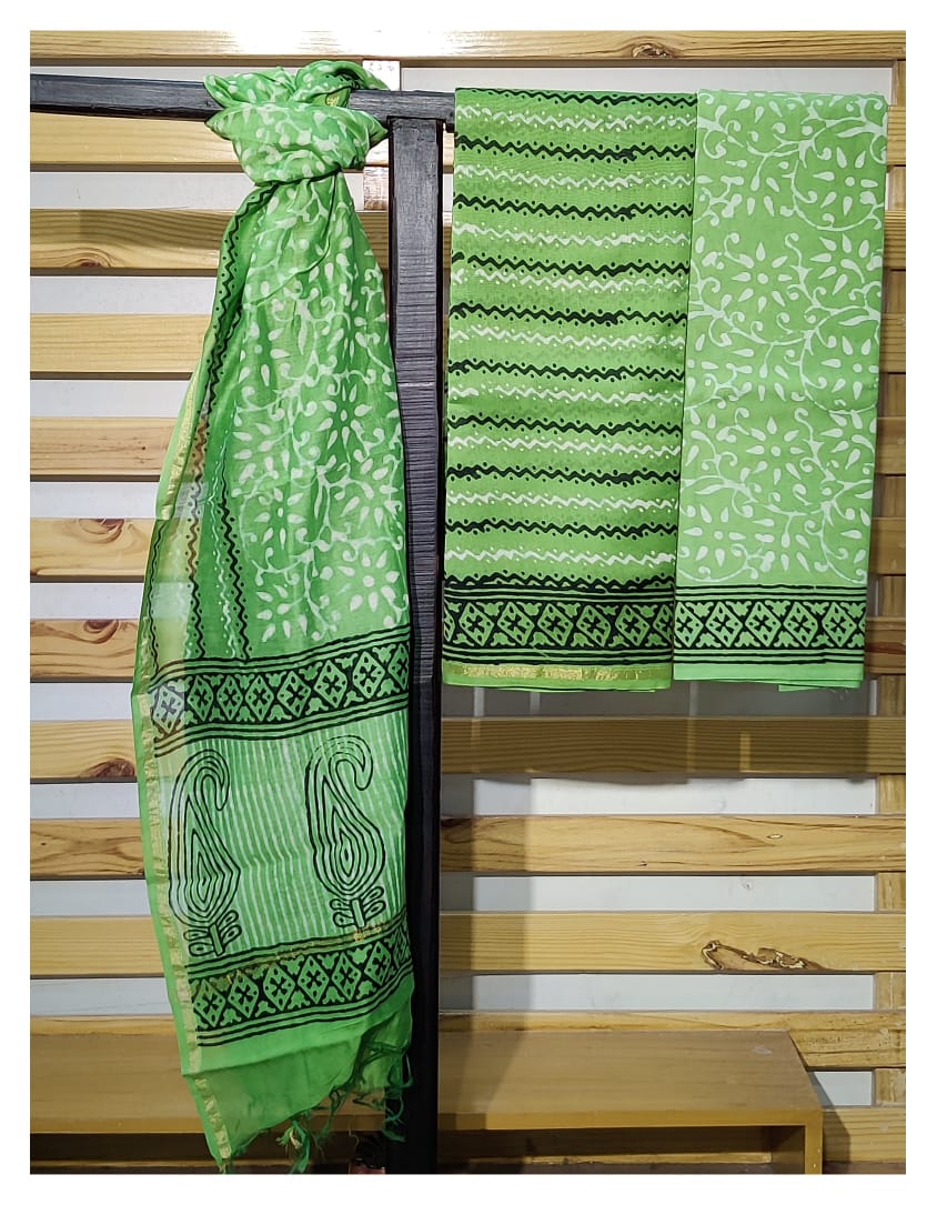 Pure CHanderi Silk Suits