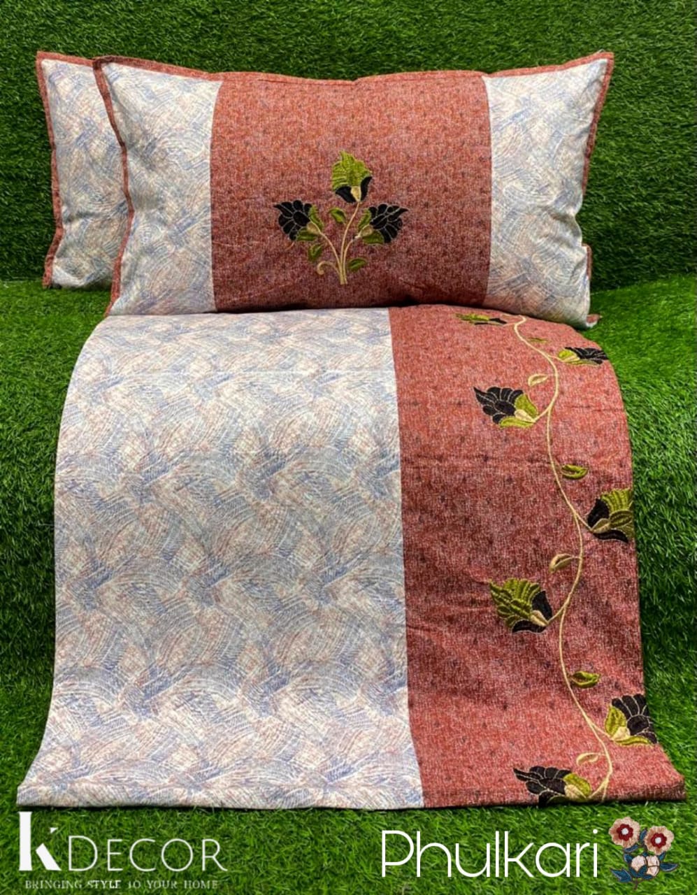 Pure Cotton Embroidered