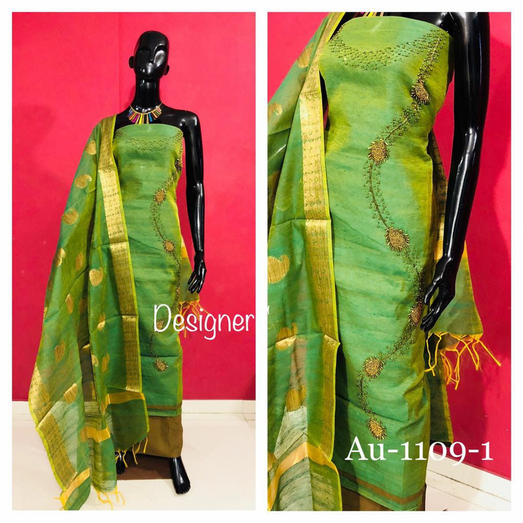 Linen collection with antique work