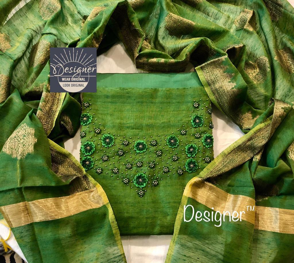 Linen collection with antique work