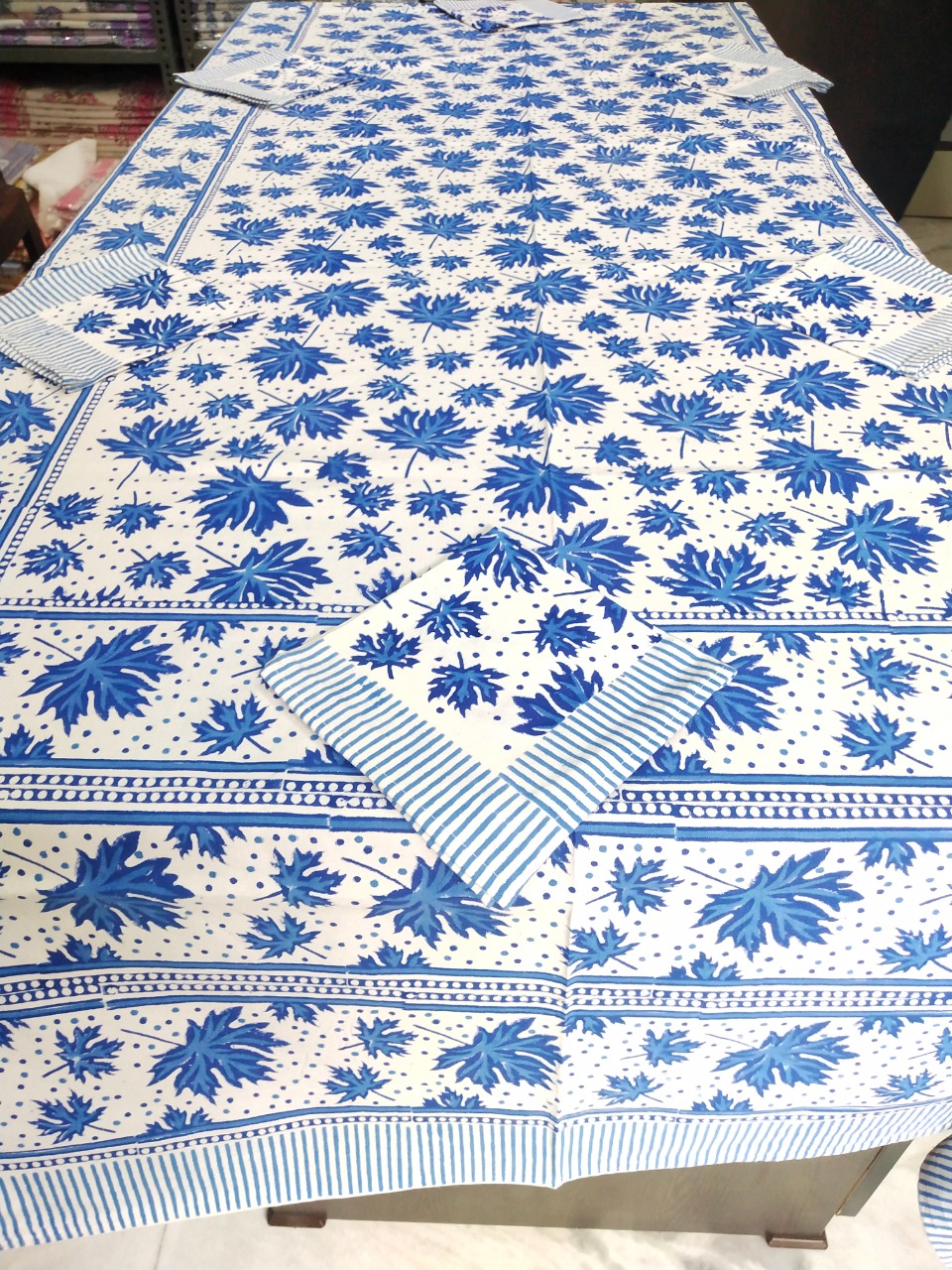 Hand Block Printed 6 Sets Table Cover