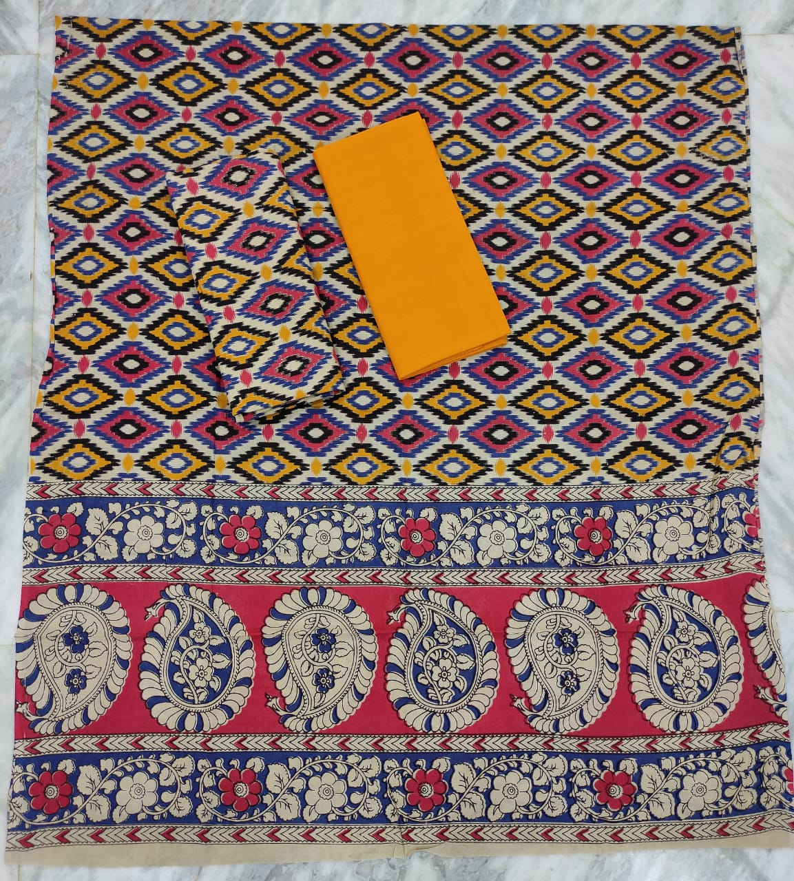 Pure Kalamkari cotton suits