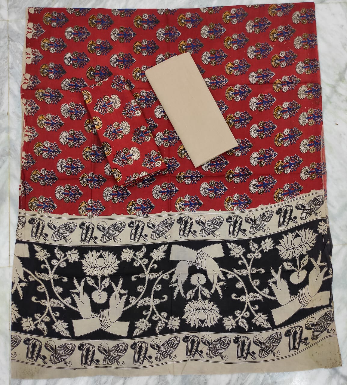 Pure Kalamkari cotton suits