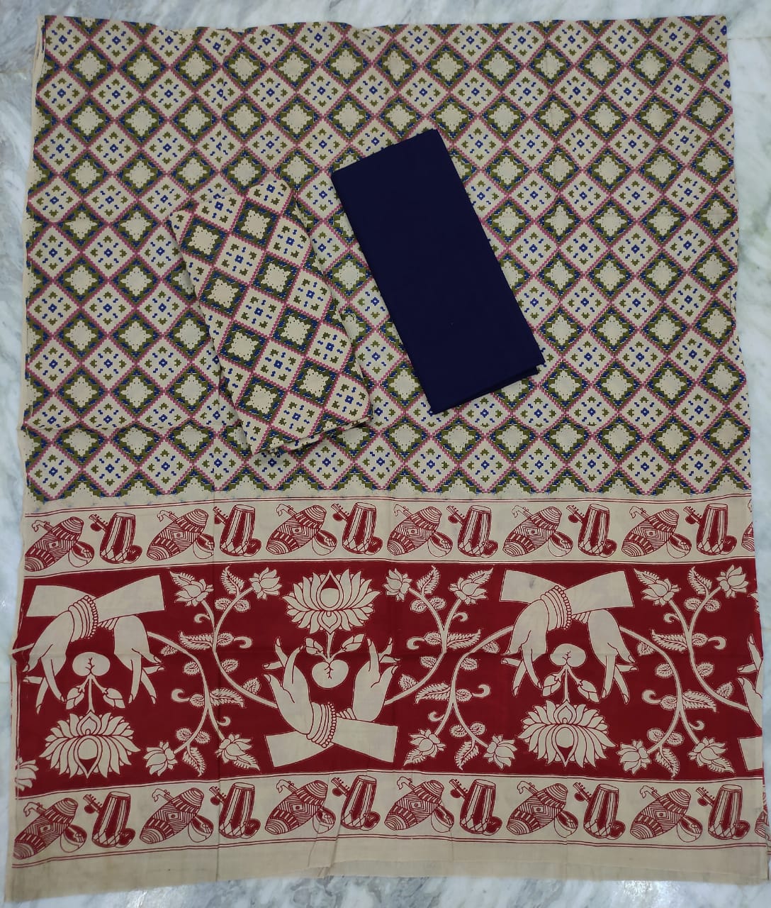 Pure Kalamkari cotton suits