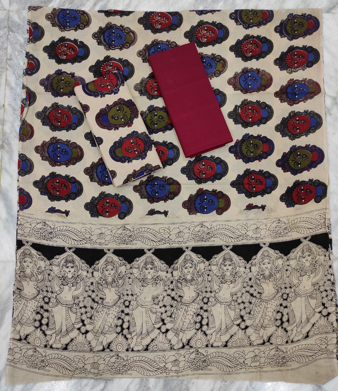 Pure Kalamkari cotton suits