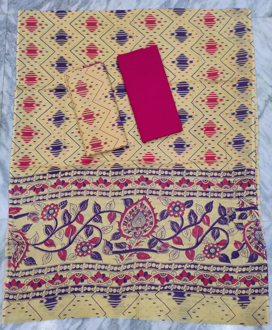 Pure Kalamkari cotton suits