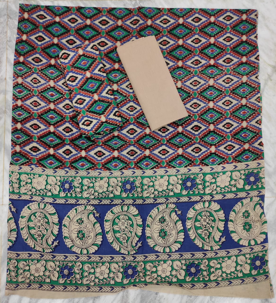 Pure Kalamkari cotton suits