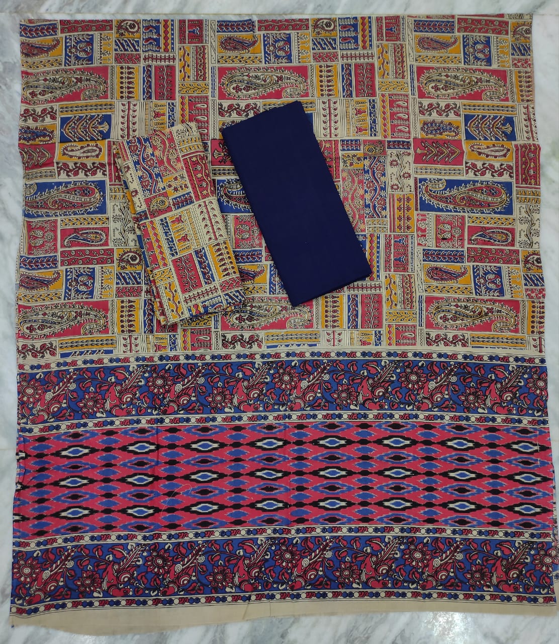 Pure Kalamkari cotton suits