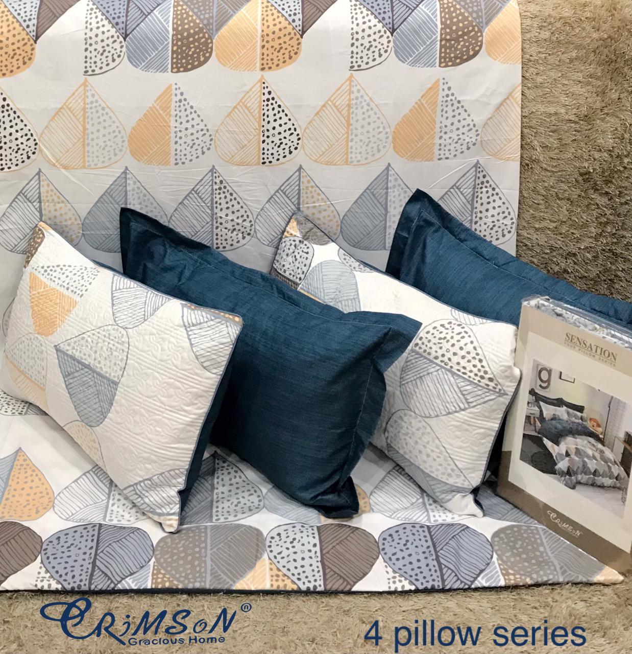 Bedsheet with 4 pillow covers