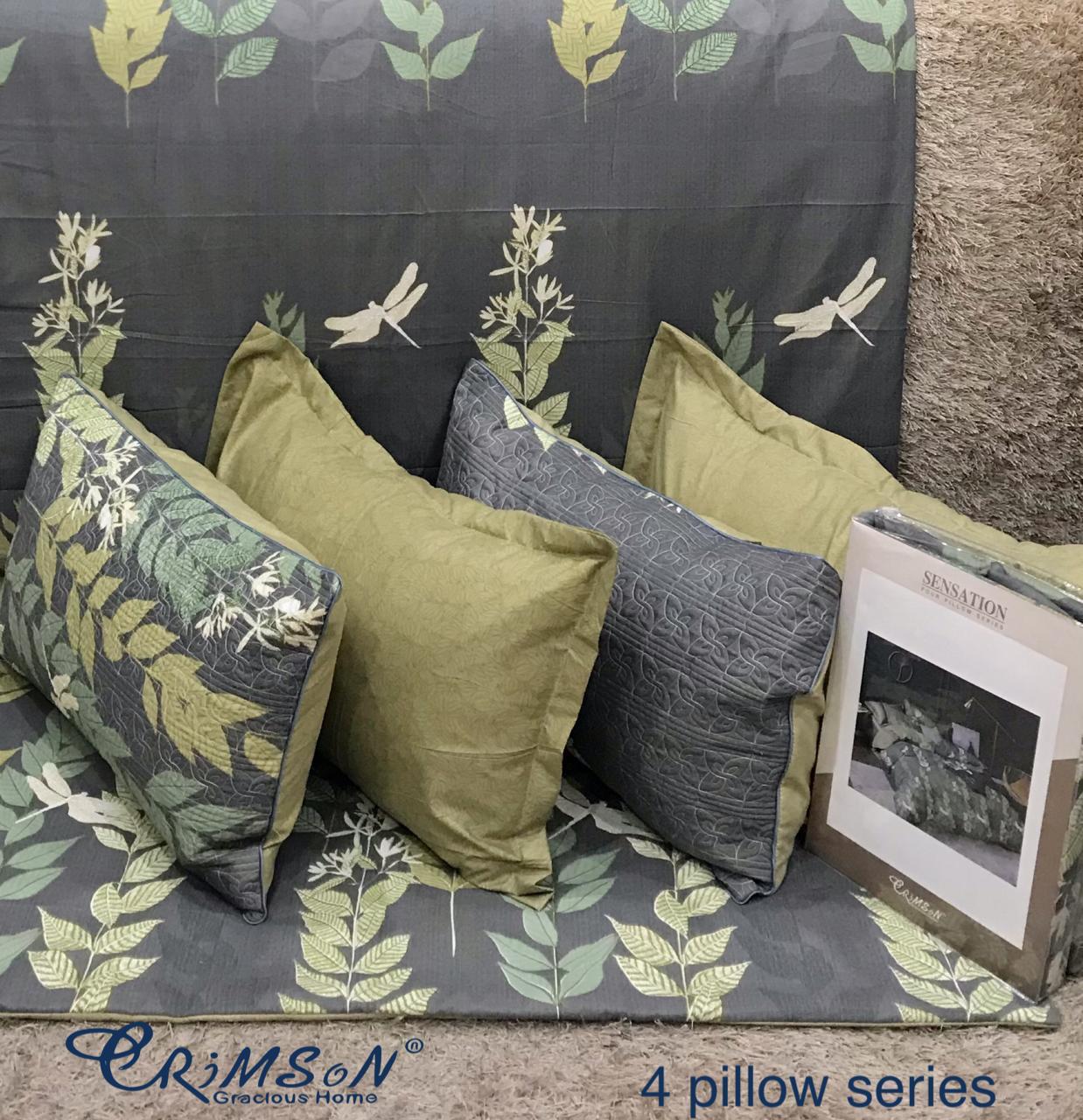 Bedsheet with 4 pillow covers
