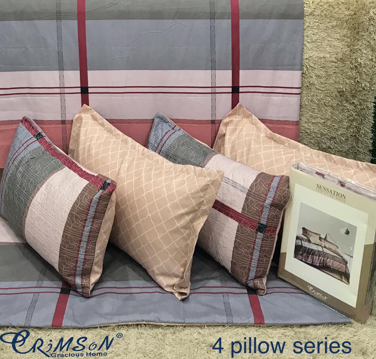 Bedsheet with 4 pillow covers