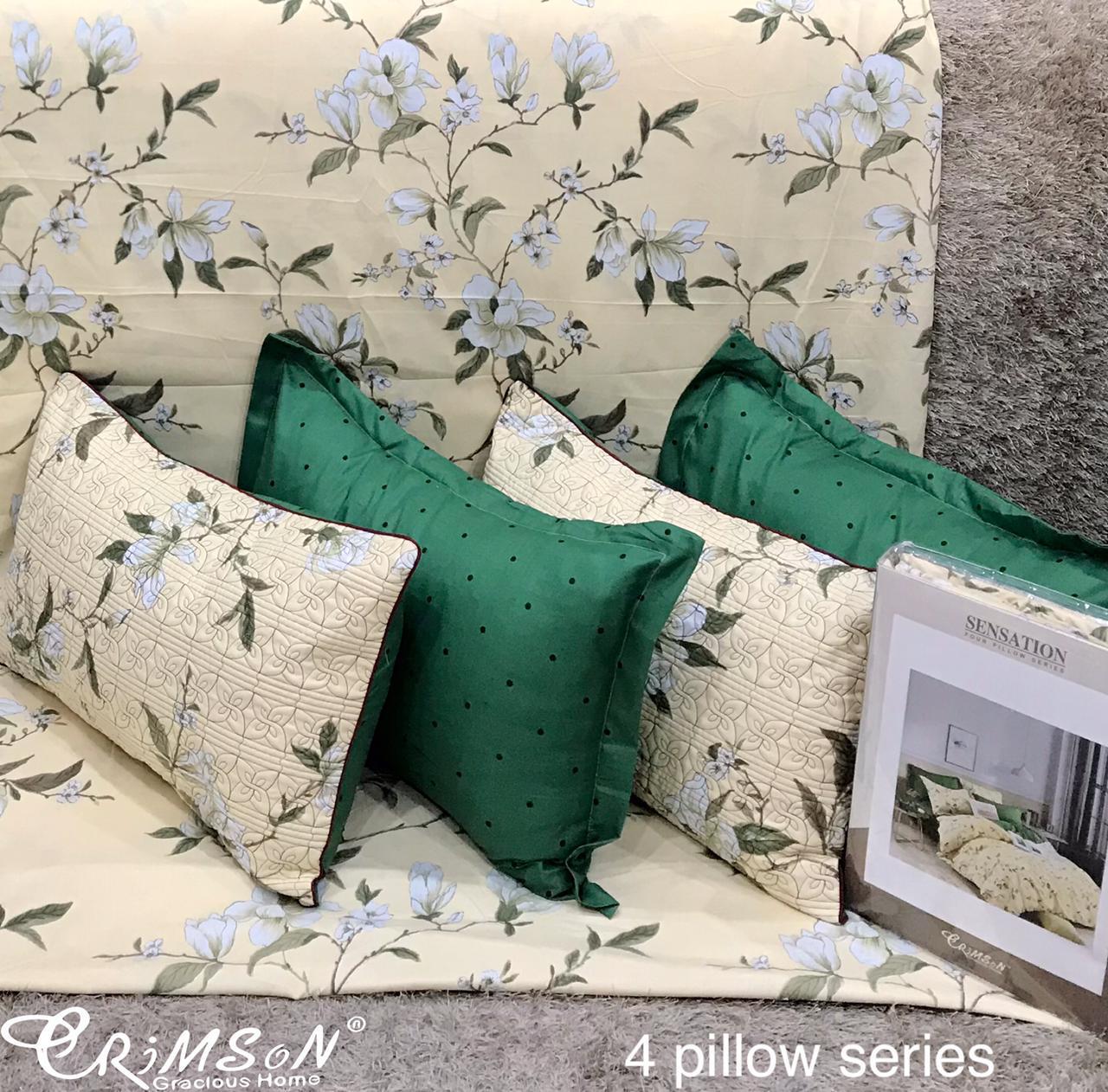 Bedsheet with 4 pillow covers