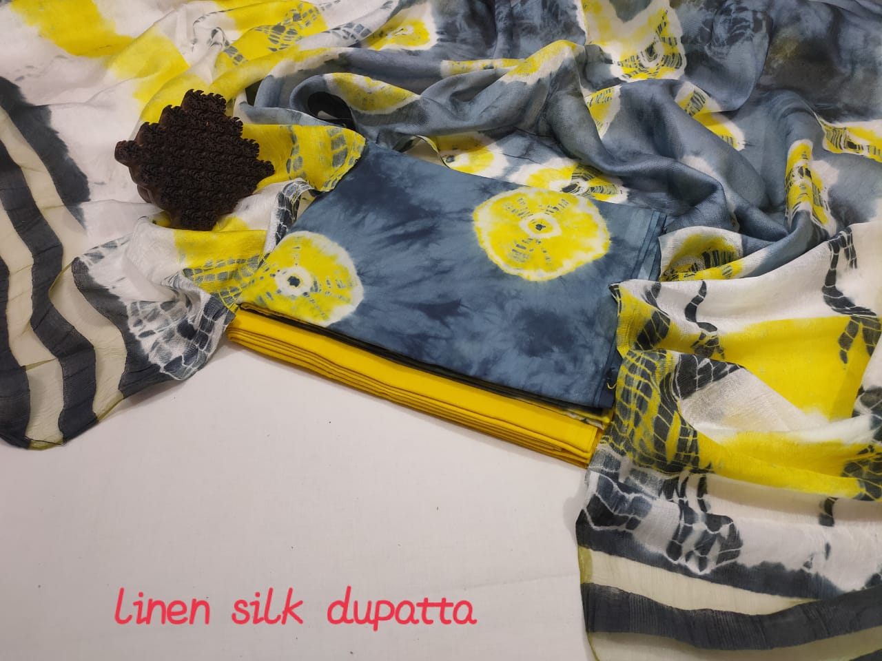Block printed cotton suit set