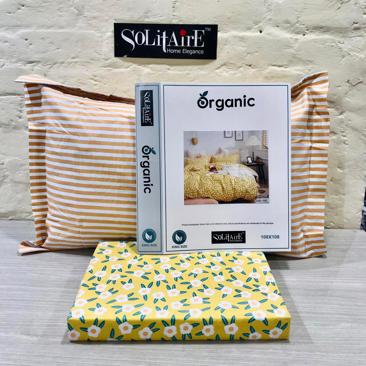 ORGANIC KING bedsheet (1+2)