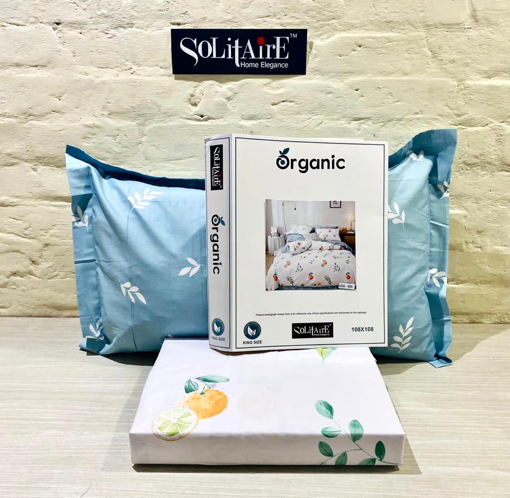 ORGANIC KING bedsheet (1+2)