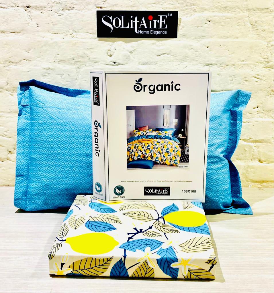 ORGANIC KING bedsheet (1+2)