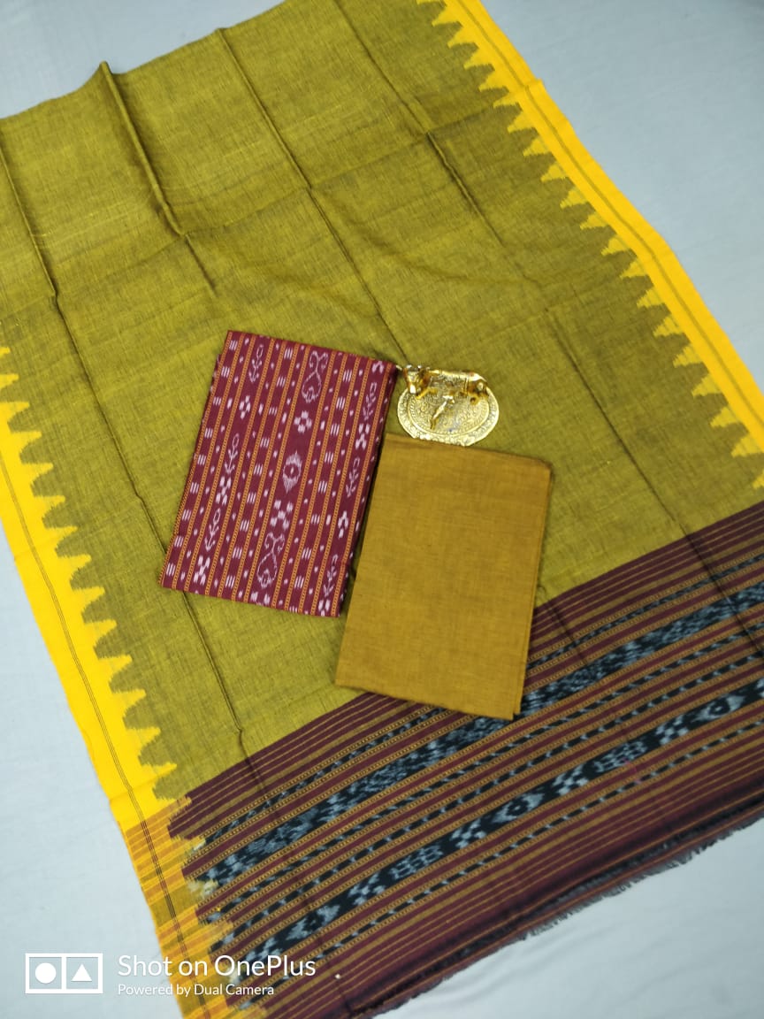 Ikkat cotton dress materials 
