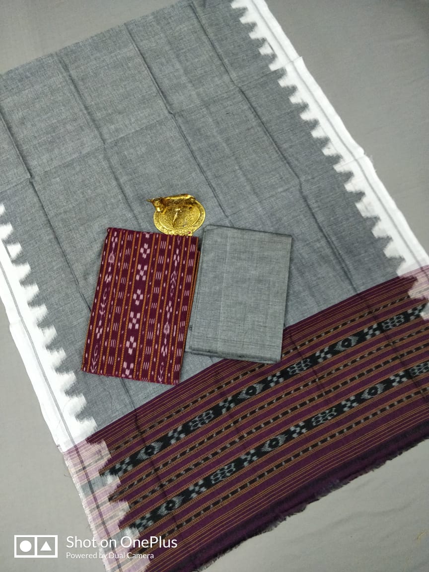 Ikkat cotton dress materials 