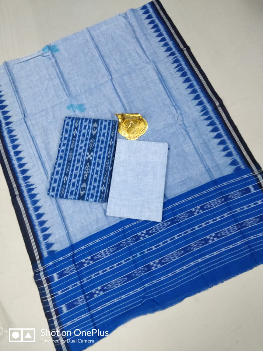 Ikkat cotton dress materials 