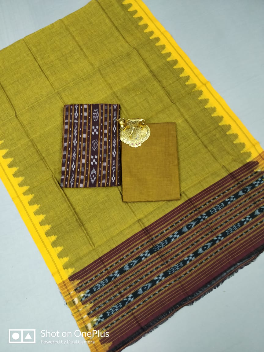Ikkat cotton dress materials 