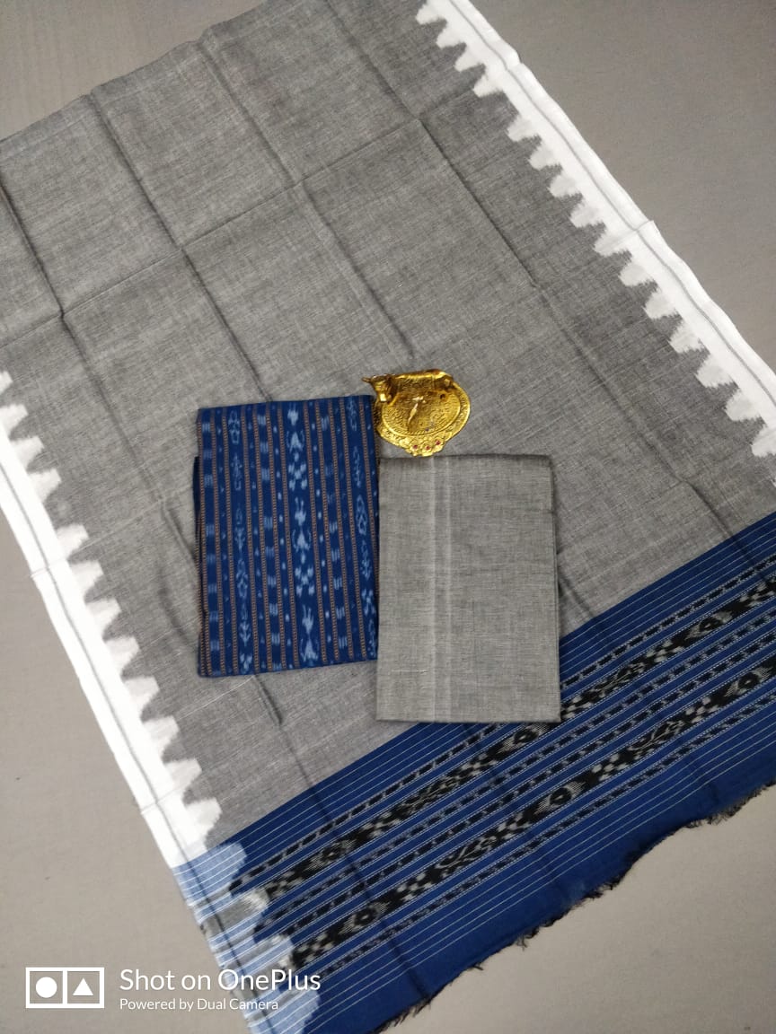 Ikkat cotton dress materials 