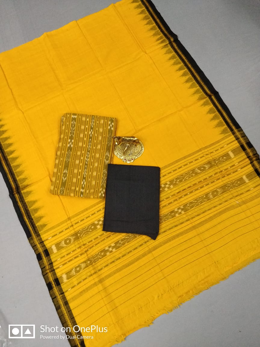 Ikkat cotton dress materials 