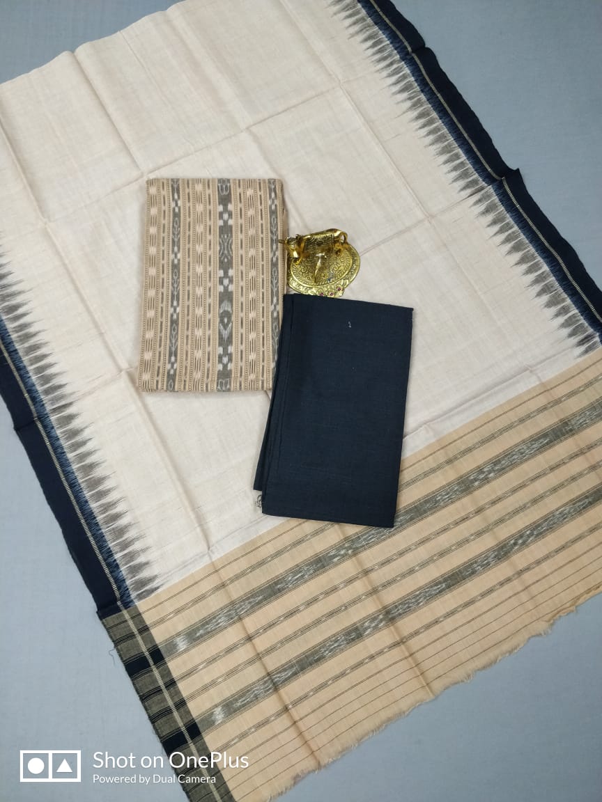 Ikkat cotton dress materials 