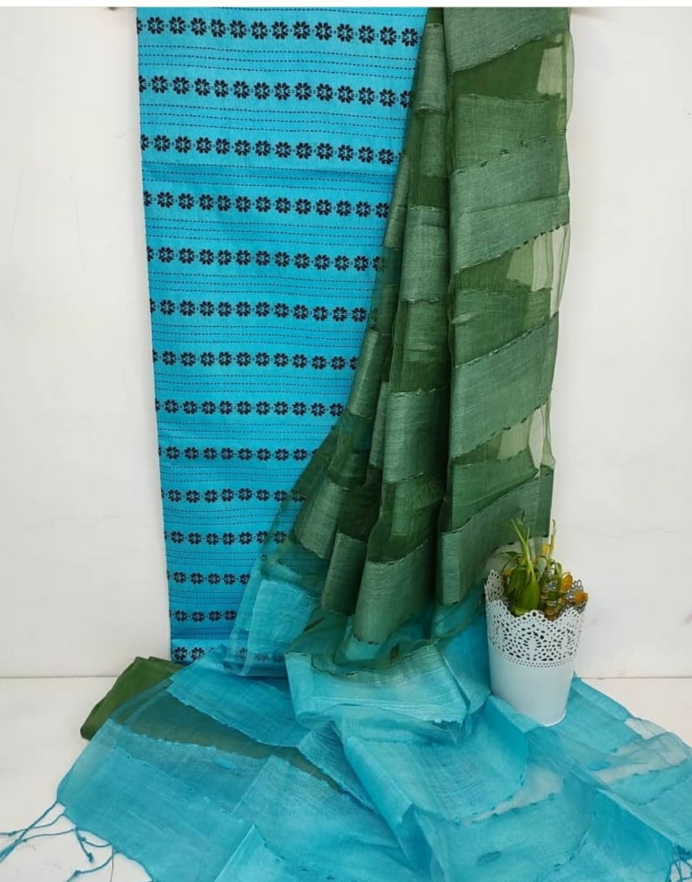 ROW SILK KATAN STEPAL DOVI SUITS