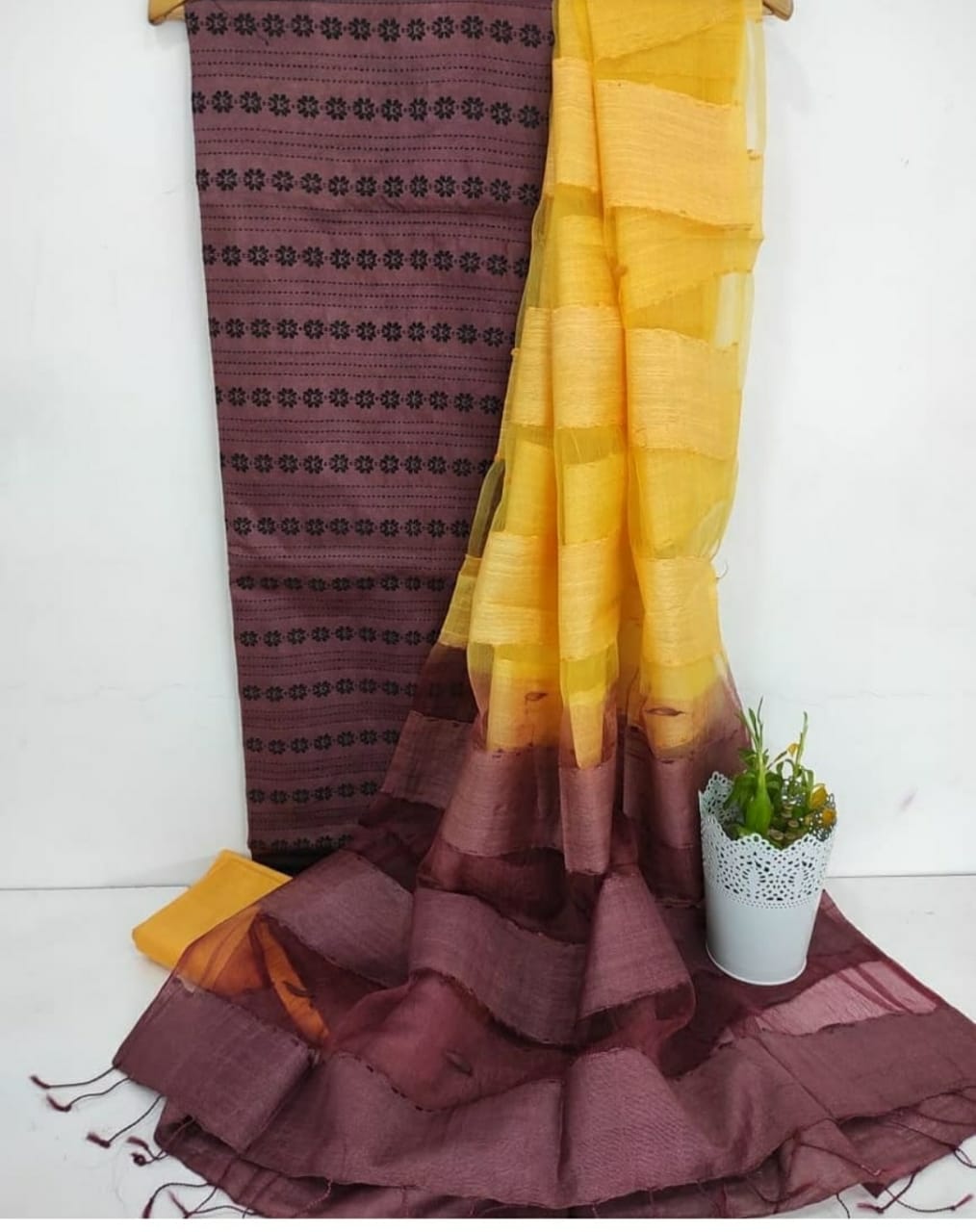 ROW SILK KATAN STEPAL DOVI SUITS