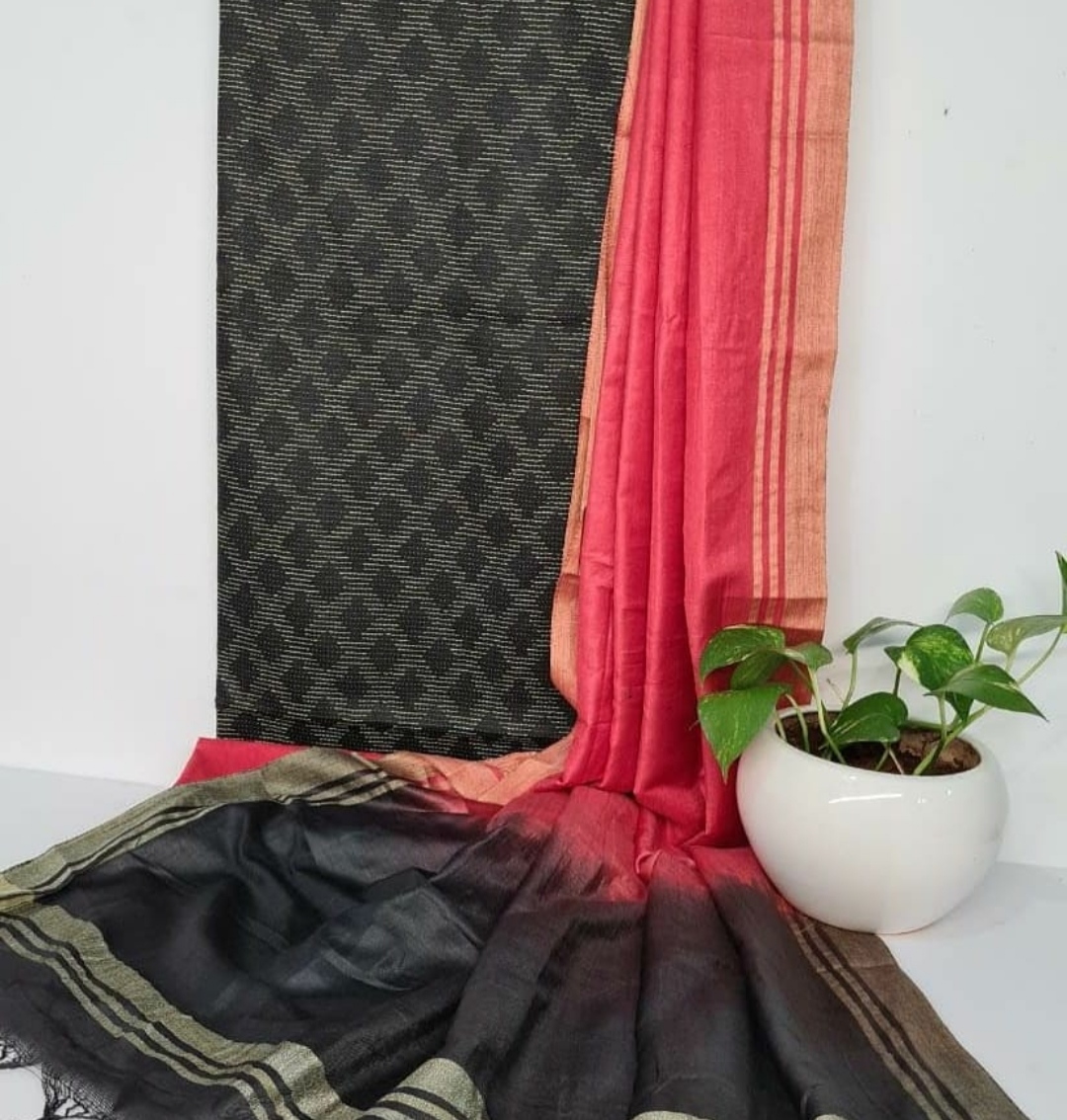 SEMI COTTAN KHADI SUITS
